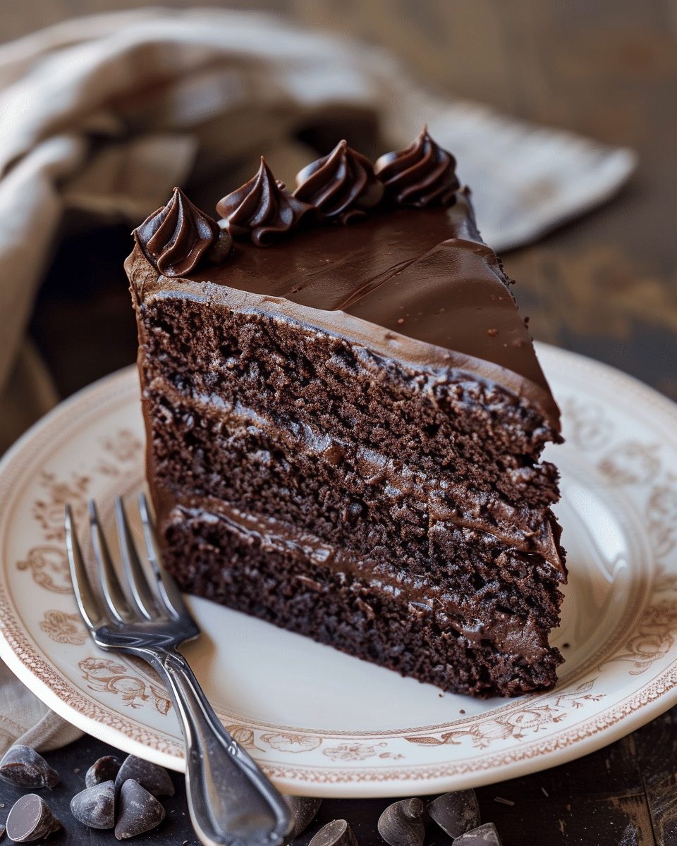 The BEST Moist Chocolate Cake