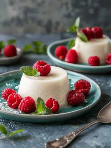 Vegan Vanilla Panna Cotta