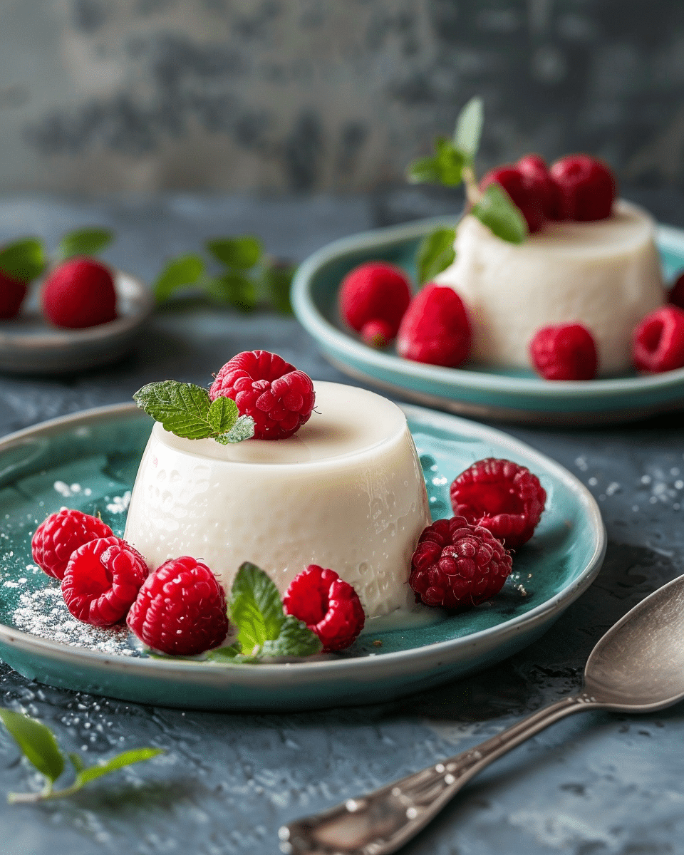Vegan Vanilla Panna Cotta