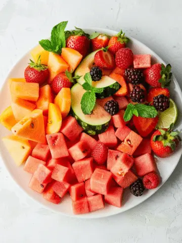 Watermelon Fruit Salad