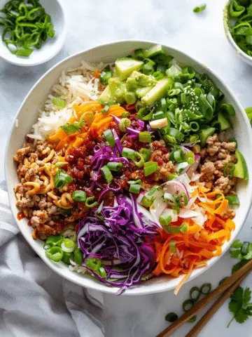 20-Minute Egg Roll Bowls