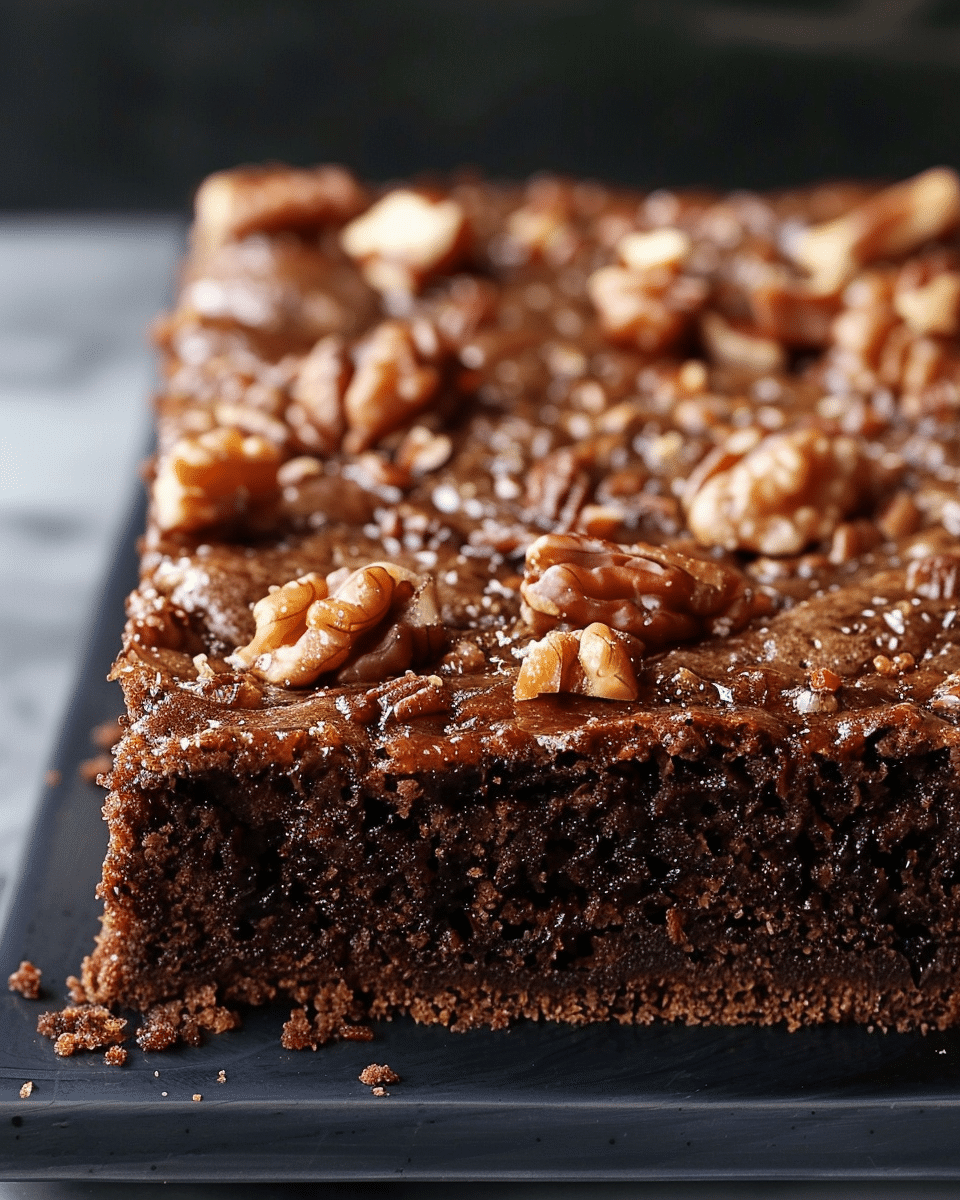 Armenian Date and Walnut Sheet Cake