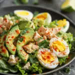 Avocado Turkey Egg Salad Plate