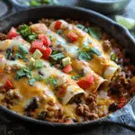 Beef Skillet Enchiladas