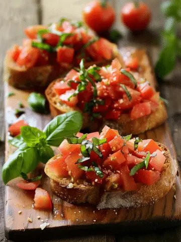 Classic Italian Bruschetta