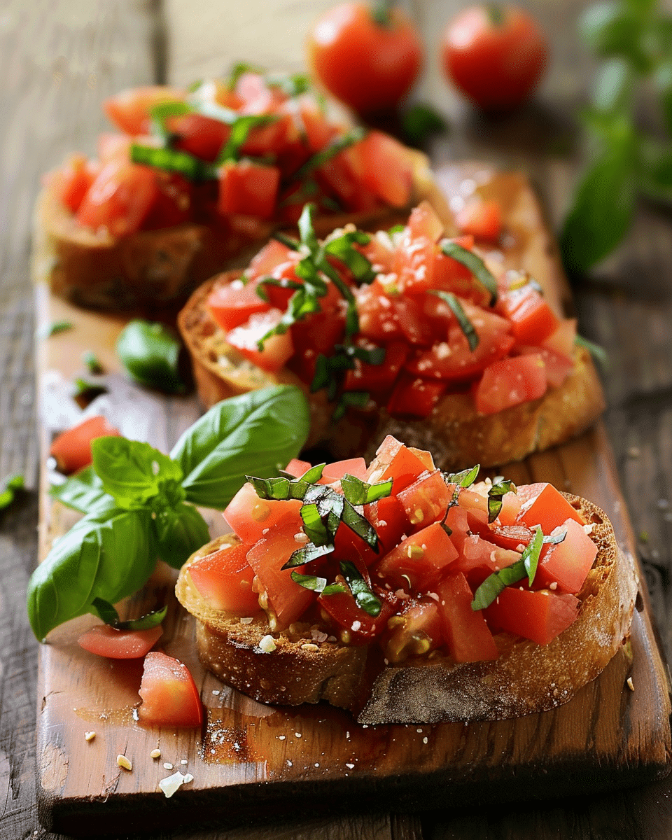 Classic Italian Bruschetta
