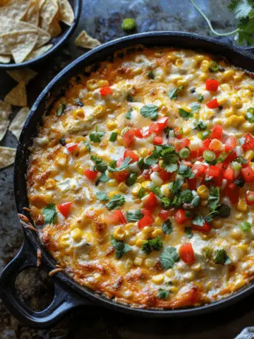 Easy Mexican Street Corn Dip
