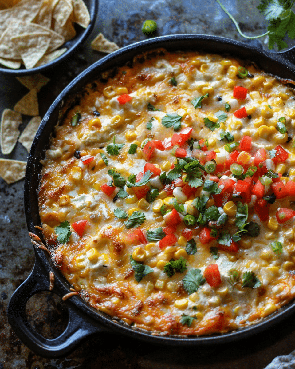 Easy Mexican Street Corn Dip