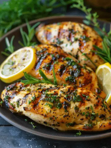 Grilled Lemon Herb Chicken