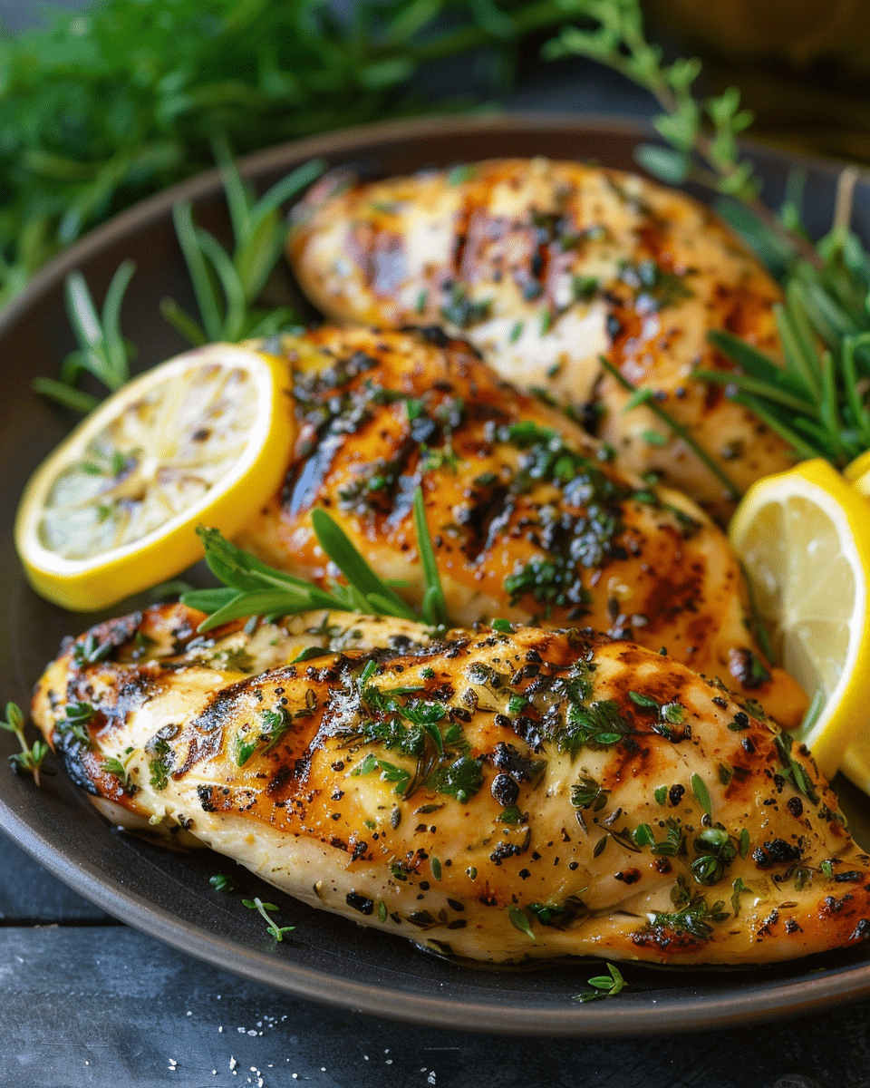 Grilled Lemon Herb Chicken