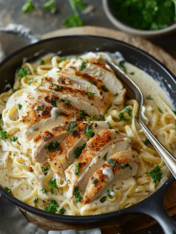 Homemade Chicken Alfredo
