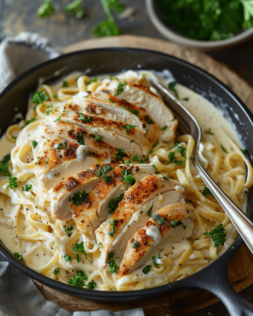 Homemade Chicken Alfredo