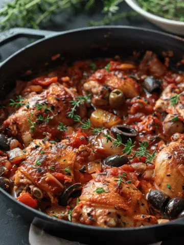 Italian Chicken Cacciatore