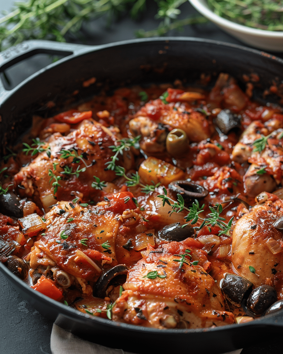 Italian Chicken Cacciatore