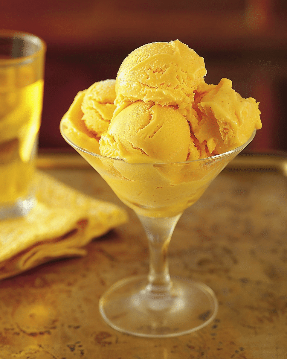 Mango Frozen Yogurt