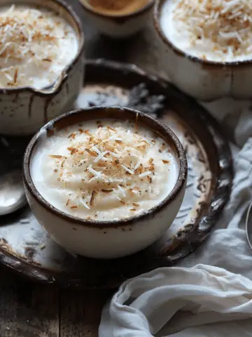Milk Pudding with Coconut