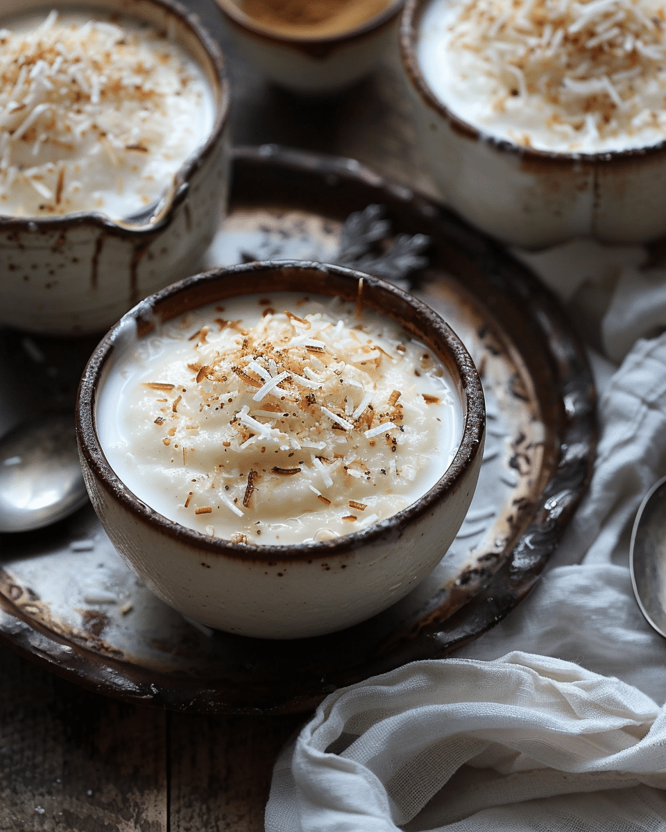 Milk Pudding with Coconut