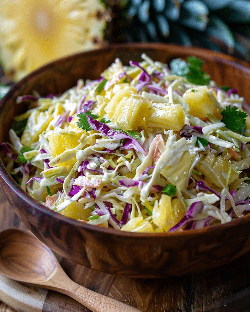 Pineapple Coleslaw