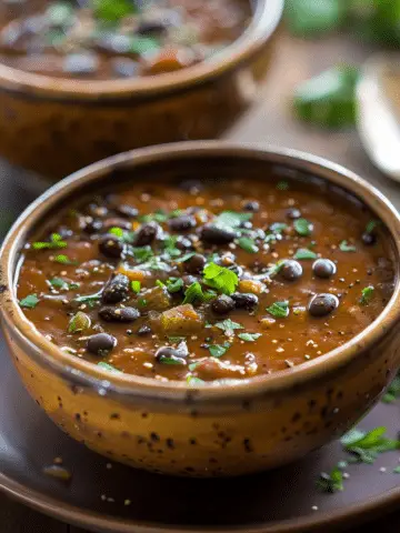 Quick Black Bean Soup
