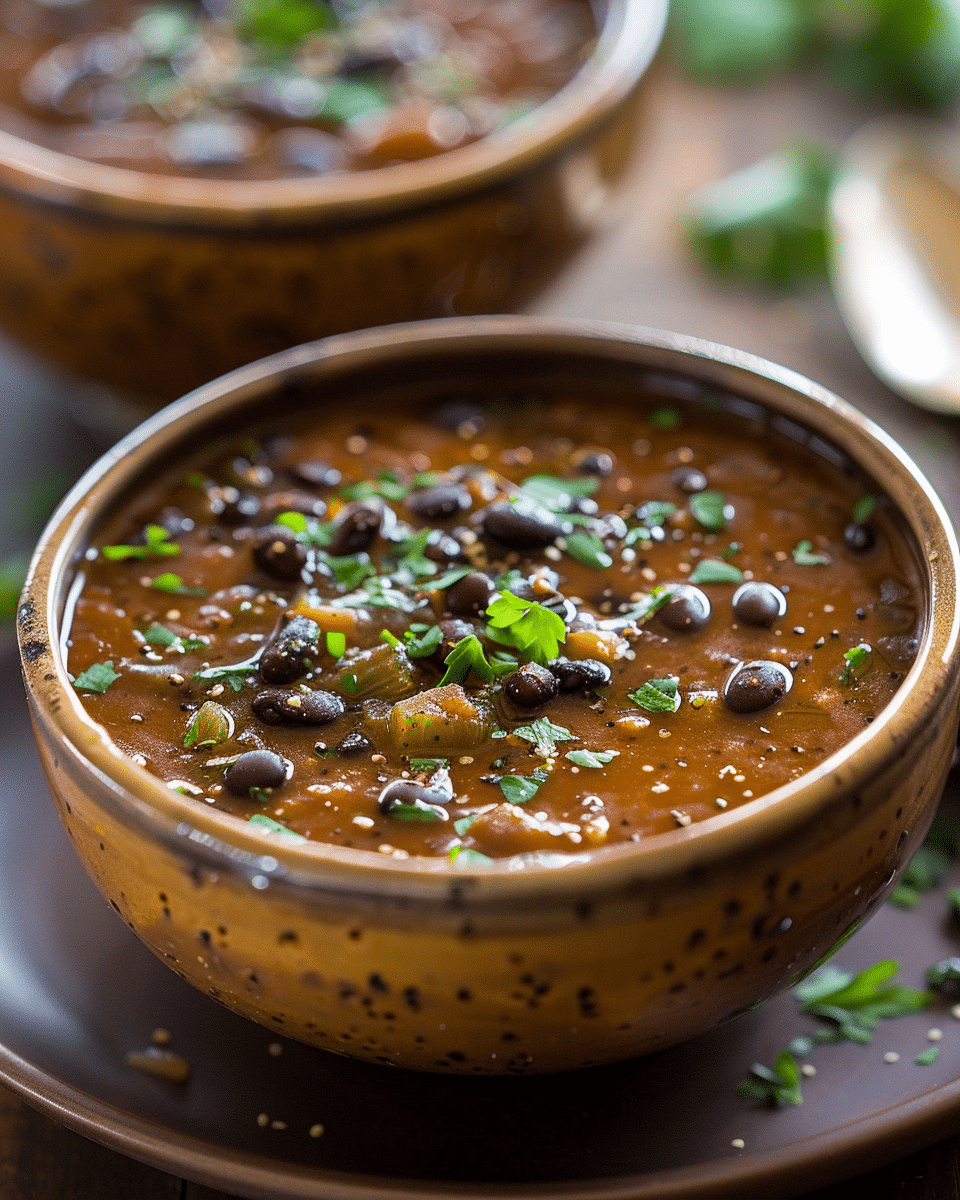 Quick Black Bean Soup