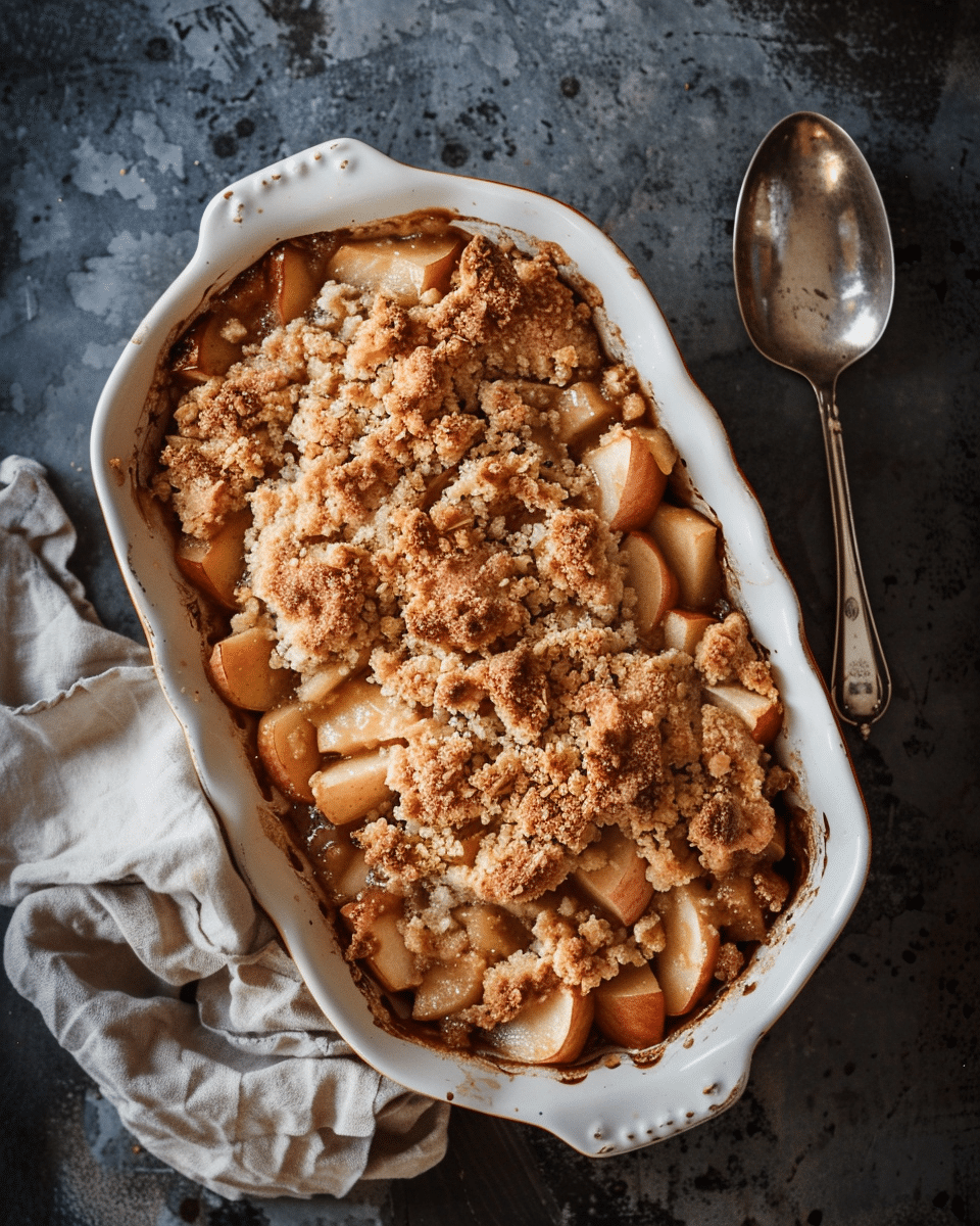 Smoked Apple Dump Cake