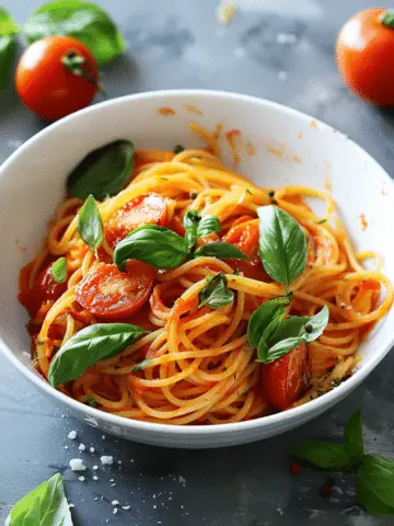 Tomato Basil Pasta