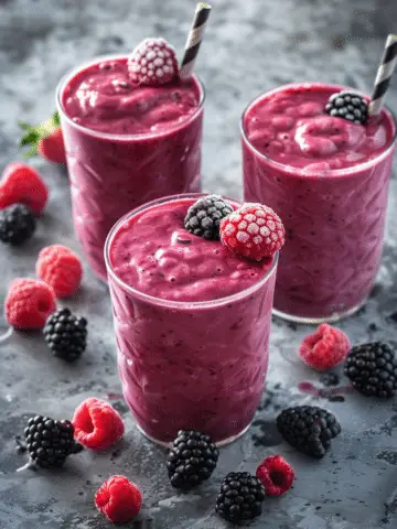 Triple-Berry Smoothie