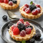 Berry Custard Tartlets