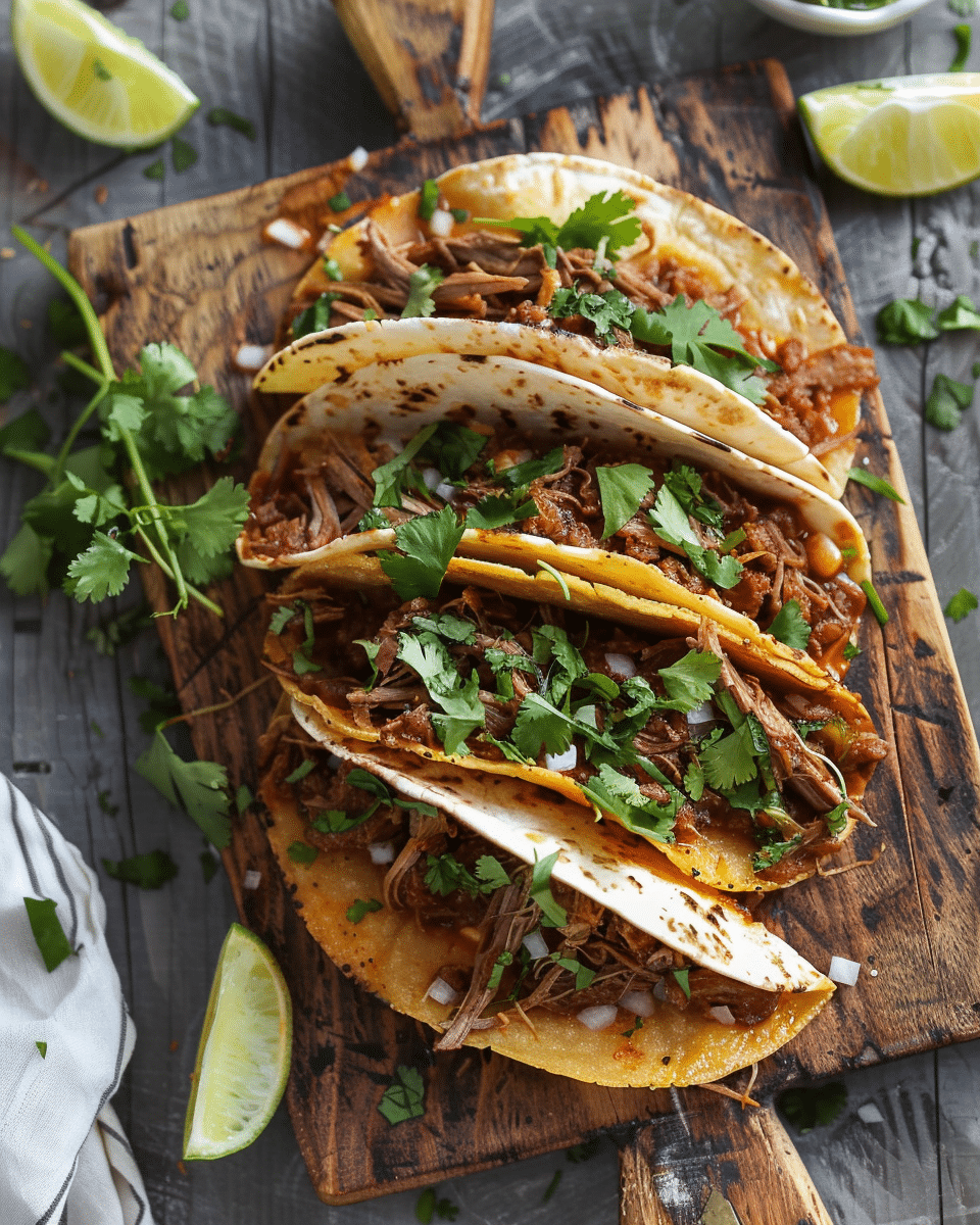 Crock Pot Birria Tacos