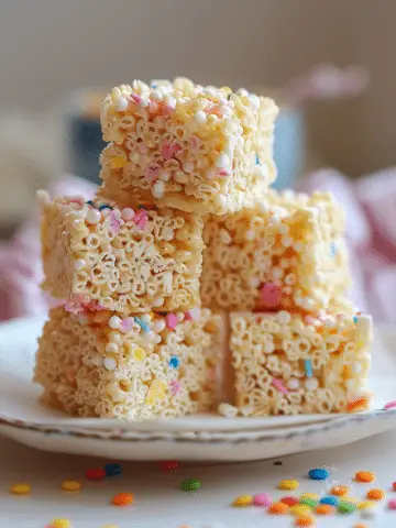 Hawaiian Rice Krispie Treats