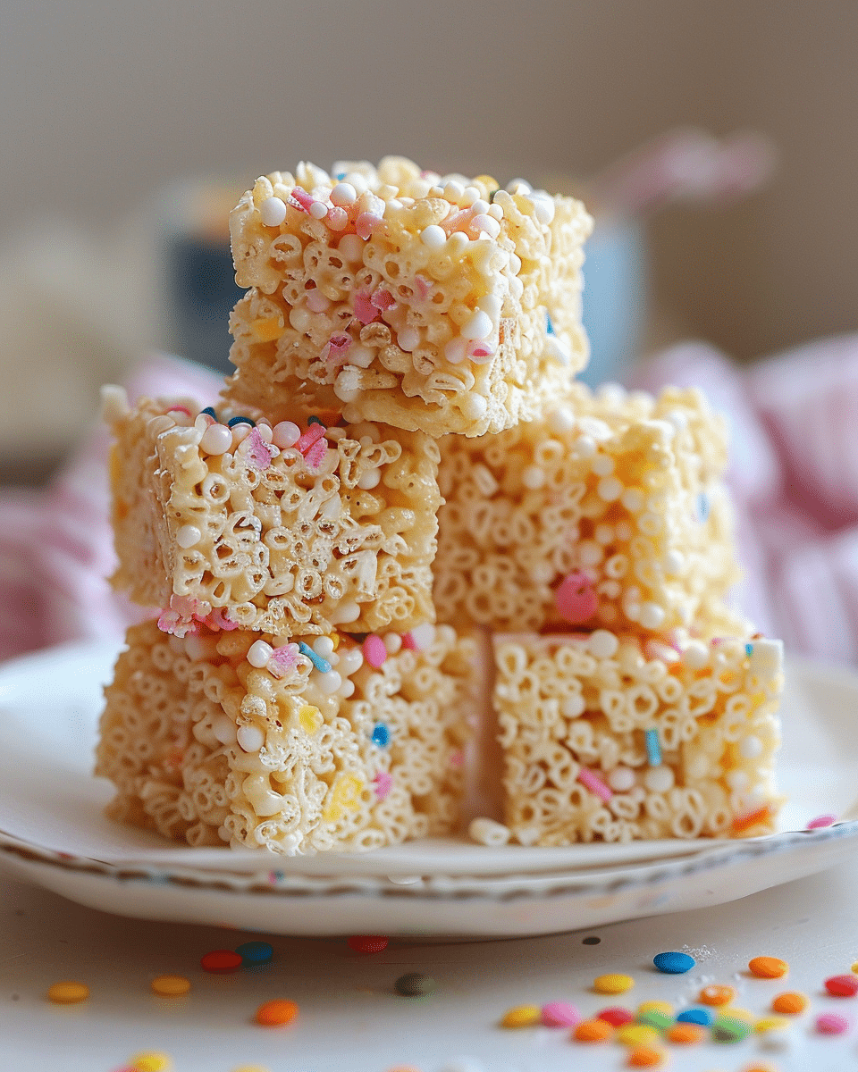 Hawaiian Rice Krispie Treats