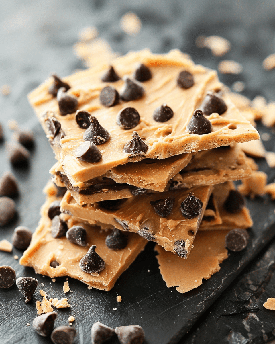 Healthy Cookie Dough Bark