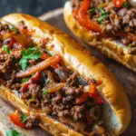 Philly Cheesesteak Sloppy Joes