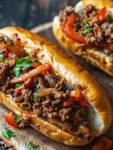 Philly Cheesesteak Sloppy Joes