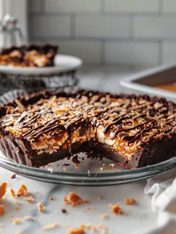 Samoas Cookie Pie