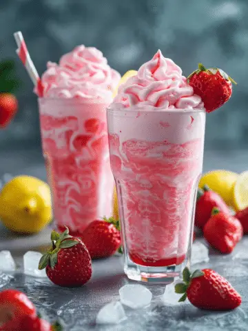 Strawberry Frosted Lemonade