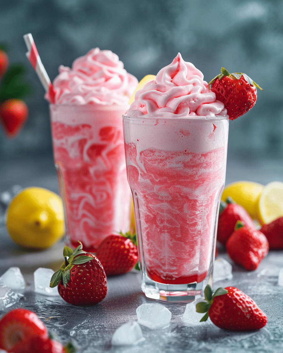 Strawberry Frosted Lemonade