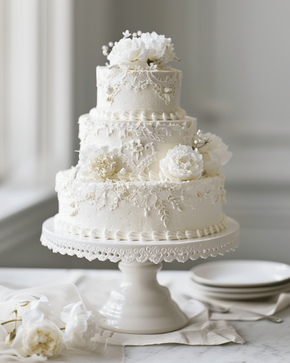 White Wedding Cake
