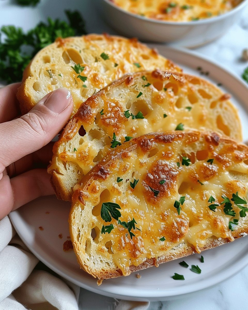 Air Fryer Tortilla Garlic Bread