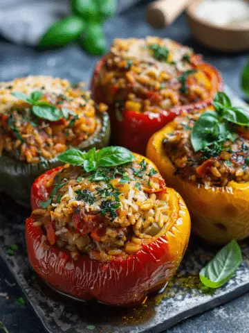 Authentic Italian Stuffed Peppers (Peperoni Ripieni)
