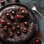 Chocolate Cherry Upside Down Cake