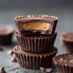 Crunchy No-Bake Peanut Butter Chocolate Cups