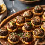 Garlic Butter Steak Bites with Chipotle Cheddar Shells