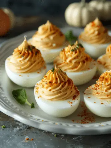 Halloween Deviled Eggs