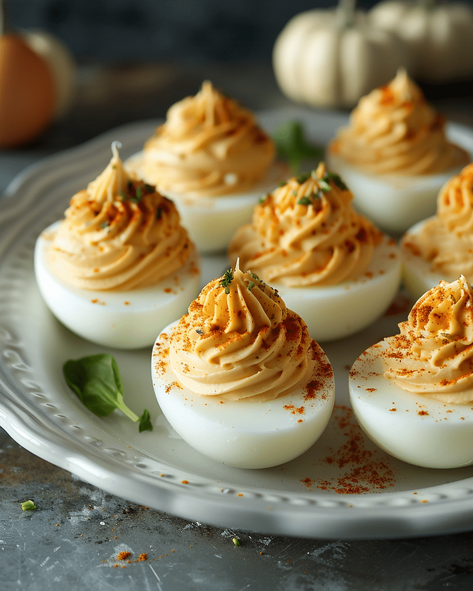 Halloween Deviled Eggs