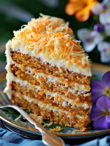 Hawaiian Carrot Pineapple Cake