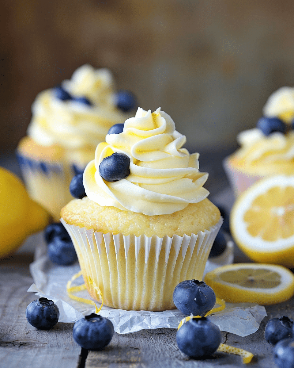 Lemon Blueberry Cupcakes
