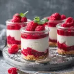 Raspberry Cheesecake Jars