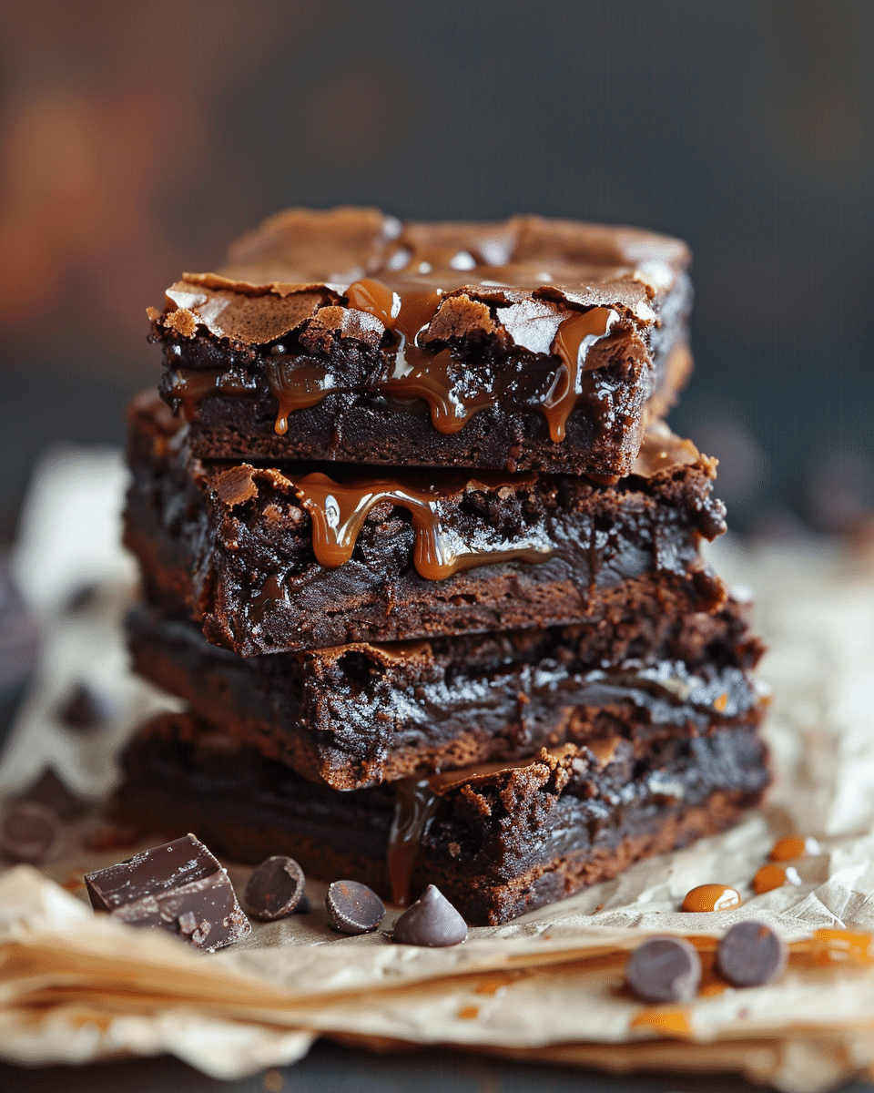 Salted Caramel Brownies