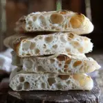 Traditional Italian Ciabatta Bread